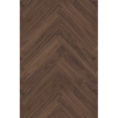 Herringbone SPC Flooring, Rich Walnut