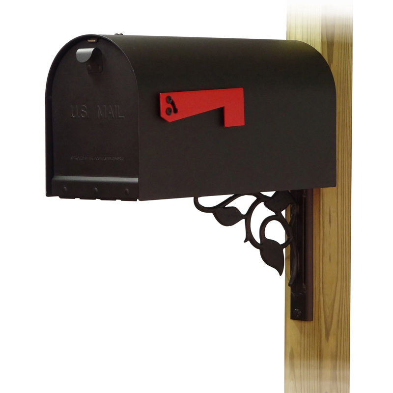 Titan Steel Post Mounted Mailbox