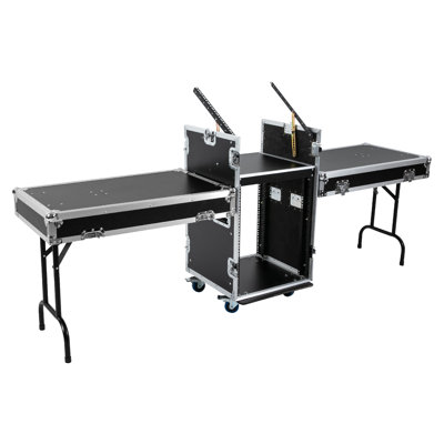 14U Network And Stereo Rack With Wheels (PA DJ Rack)