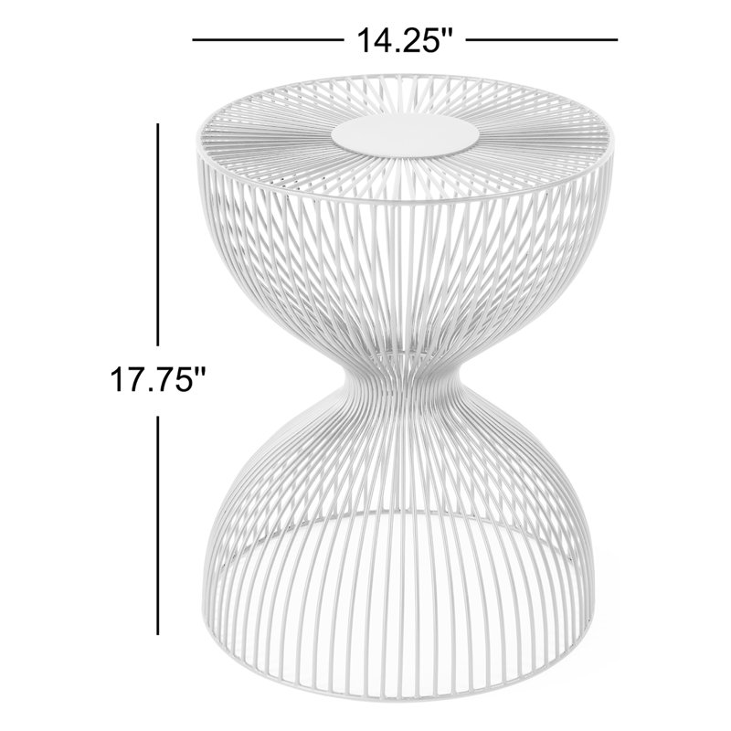 Nicola Outdoor Metal Side Table