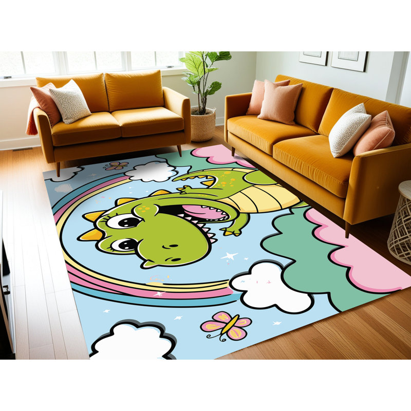 Tapis pour enfants East Urban Home, Rectangulaire 2 pi x 3 pi