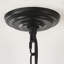 Lustre noir industriel de style lustre rustique rétro à 18 lumières de style lustre noir pour salle à manger, îlot de cuisine, salon, E12