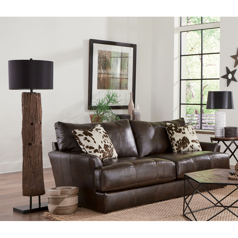  Nokomis 85'' Genuine Leather Sofa