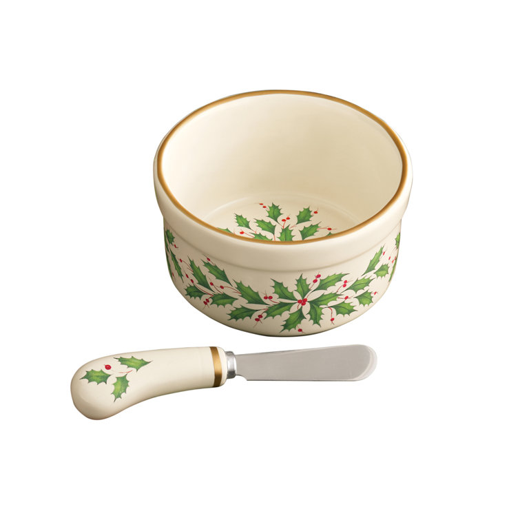 Lenox Holiday Round Dip Bowl