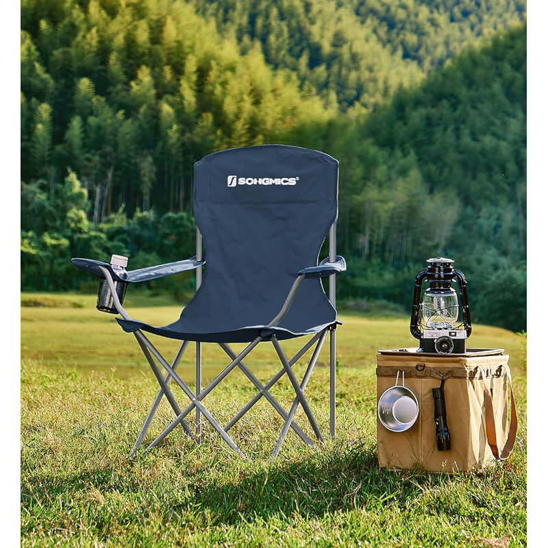 Chrissoula Folding Camping Chair, Navy Blue
