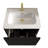 24" Bathroom Vanity With Striped Black Oak & White Ceramic Sink - Value For Money Oak, Fascination-2010306461-2010306467