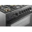 Cuisinière à double combustible 36 pouces Verona Ultima Midnight Series avec 5 brûleurs scellés (noir mat)