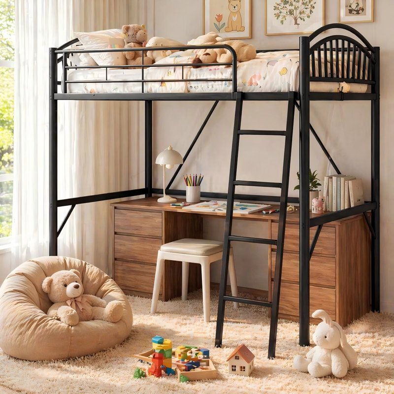Kids Loft Bed Twin Size
