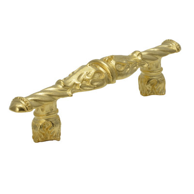 Acanthus pull Romanesque style with column base