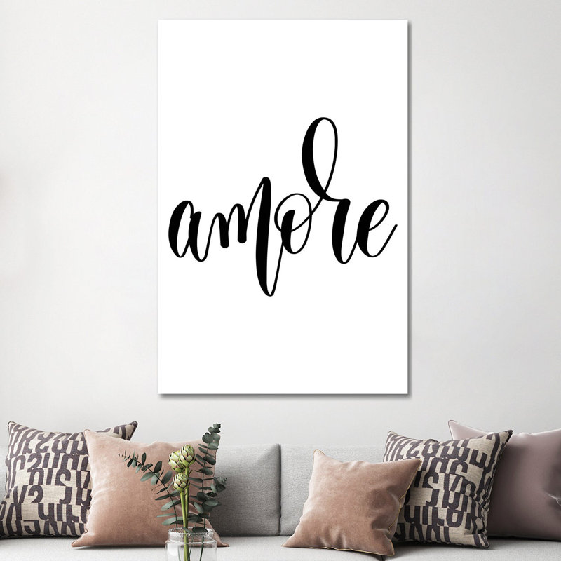 Amore - Wrapped Canvas Print, 152.5 cm H x 101.5 cm W