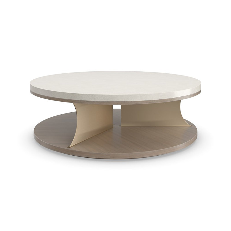 Braces Solid Wood Cocktail Table