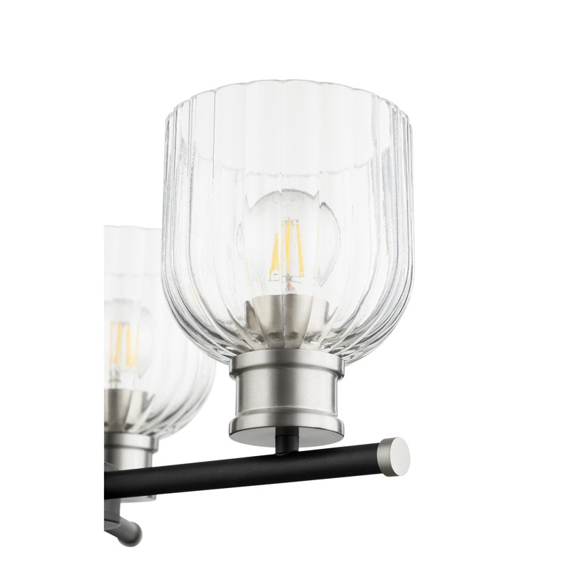 Nerissa 3 - Light Dimmable Chandelier, Satin Nickel