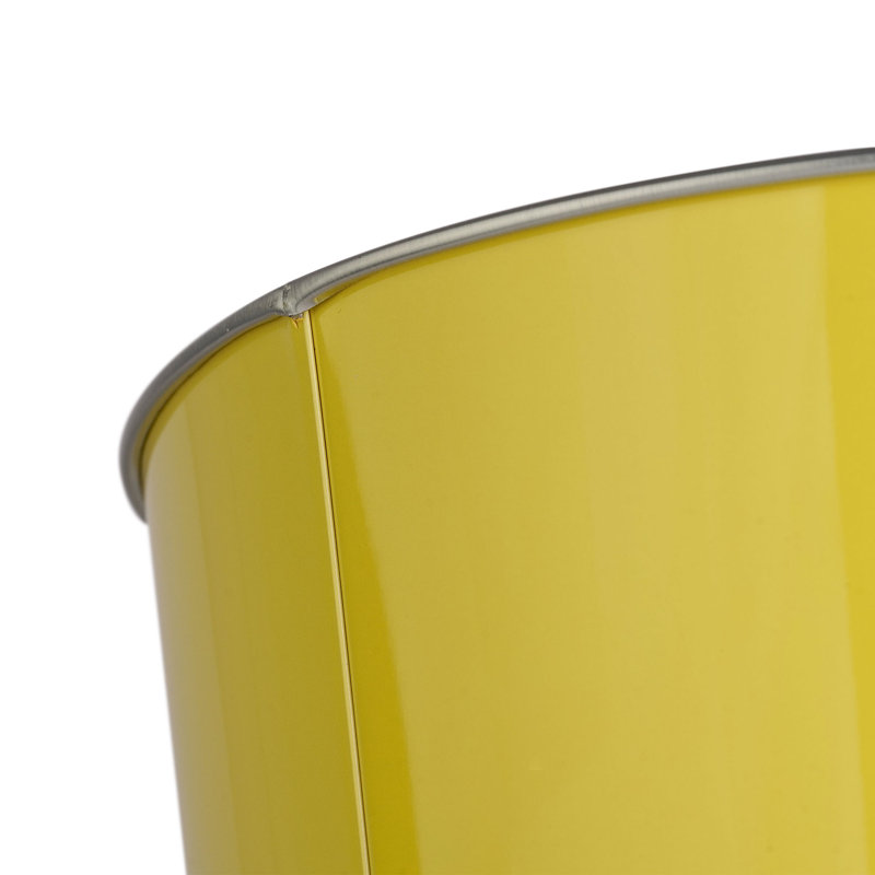 Metal Open Waste Basket - 2.25 Gallons