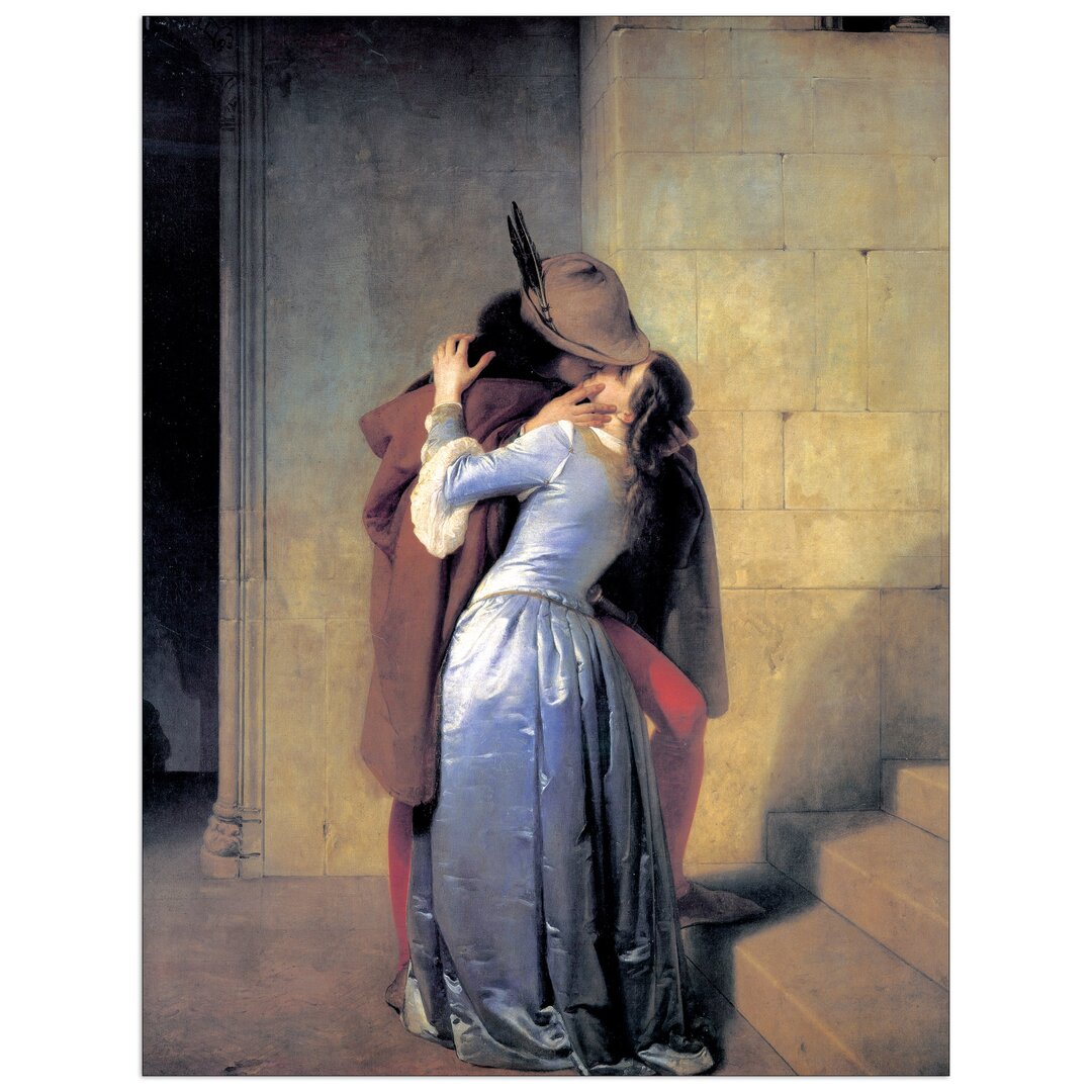 Paneel The Kiss, Kunstdruck