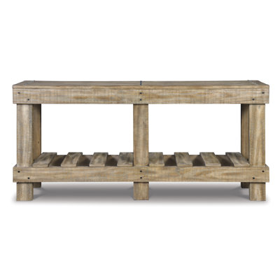 Dente 64'' Solid Wood Console Table