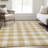 Premium Machine Washable Prisco Gold Rug-1808471490