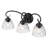 Marcinda 3-Light Vanity Light with Clear Glass-1357323880