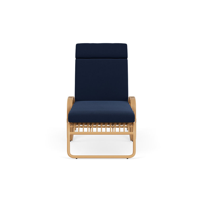 Riviera Outdoor Chaise Lounge, Decorline Navy