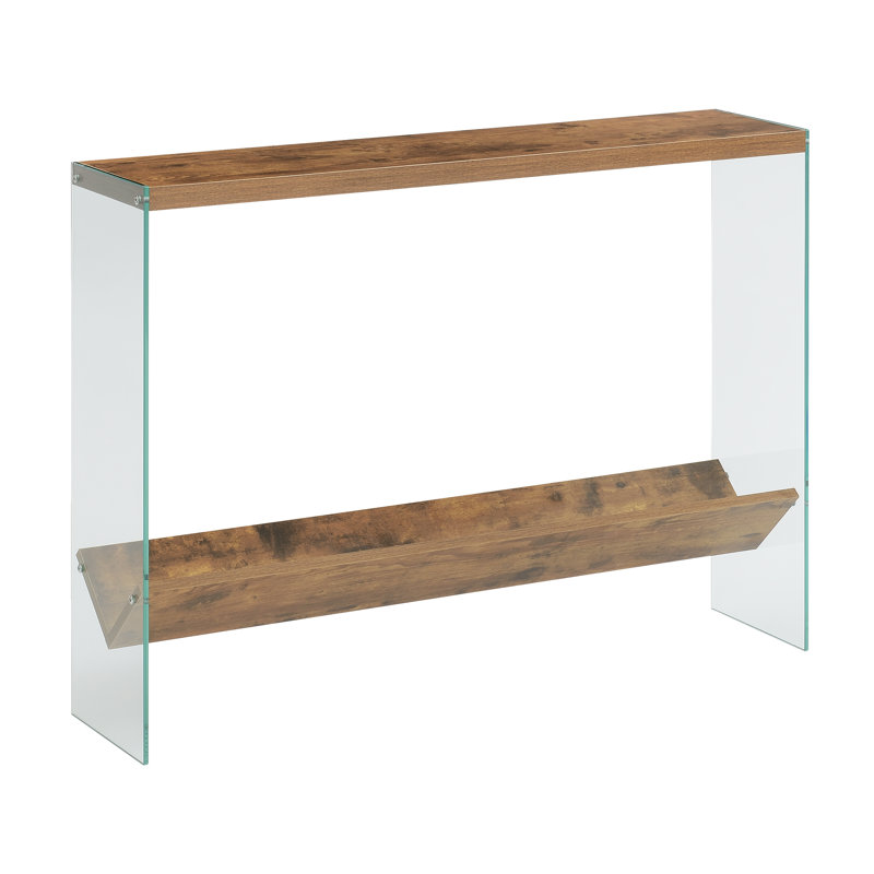 Console de 42 po Allegonda, Bois de grange