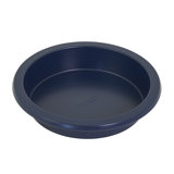 9-In Nonstick Aluminized Steel Round Cake Pan, Contour Silver