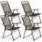 Steel Outdoor Folding Dining Armchair
