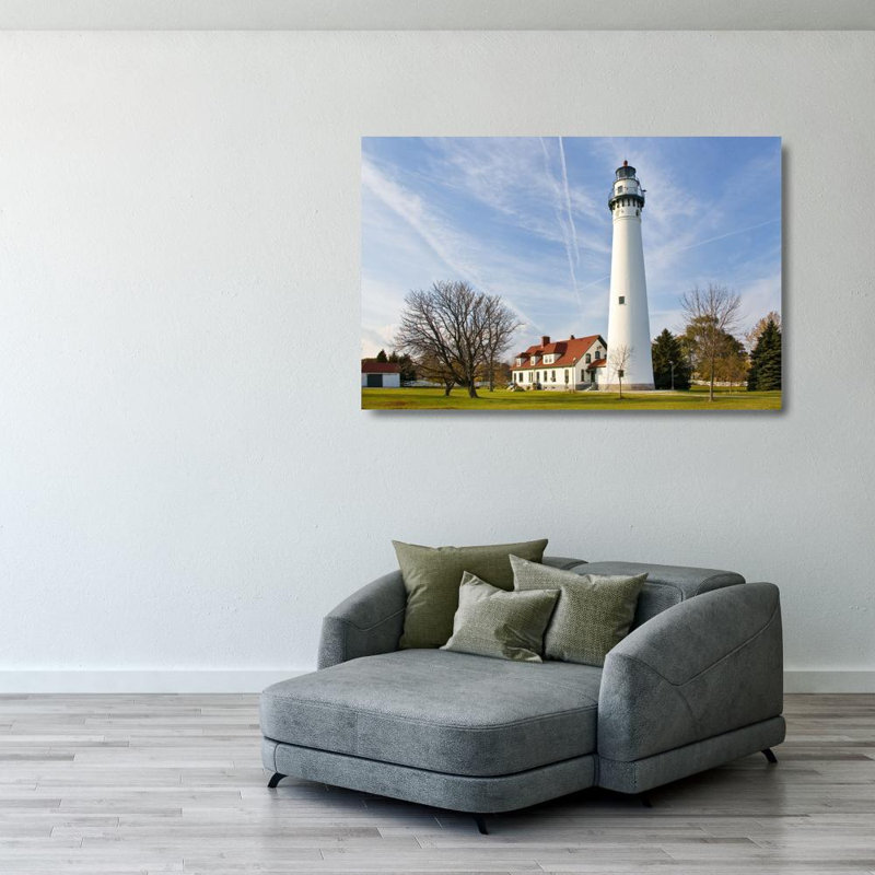 Wind Point Lighthouse, Wisconsin, 26" H x 40" W