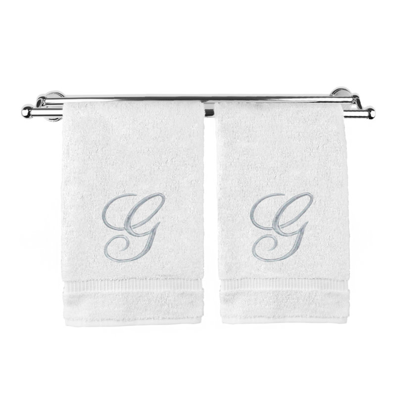 Super Plush Washcloth, White/Silver, G