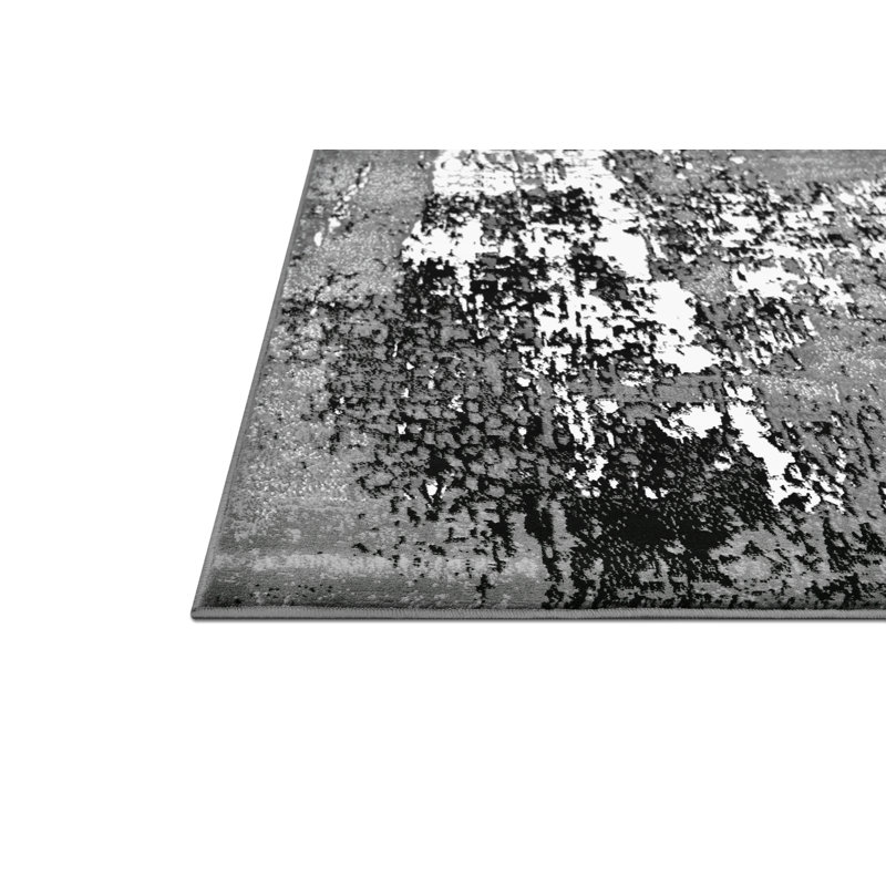 Abstract Indoor Rug, Runner 2' x 7'
