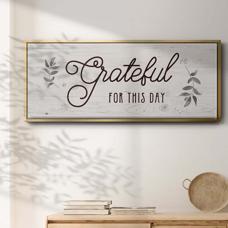 For this Day- Framed Canvas