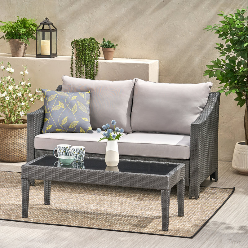 ANTIBES LOVESEAT & TABLE