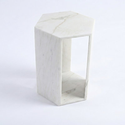 Marble Top End Table