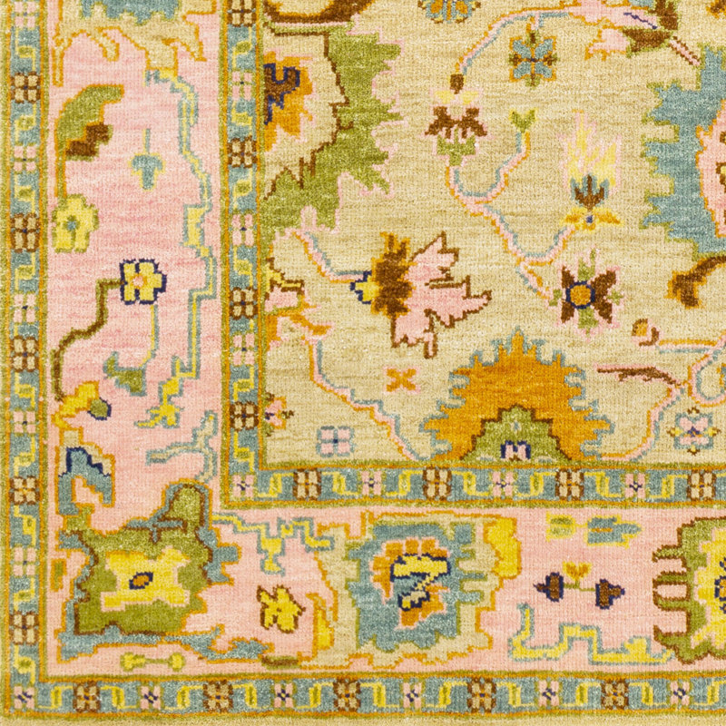 Hillcrest Wool Oriental Area Rug, Rectangle 3'6" x 5'6"