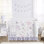 Literie 6 pièces pour lit de bébé Boho Floral Girl Sweet Jojo Designs + respirant