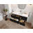 Roswell Floating 48 " W Wall Mounted Wall Mounted Single Double Single Vanity Bathroom Vanity With Quartz Top
