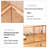 24.8'' H Panel Solid Wood Exercise Pen