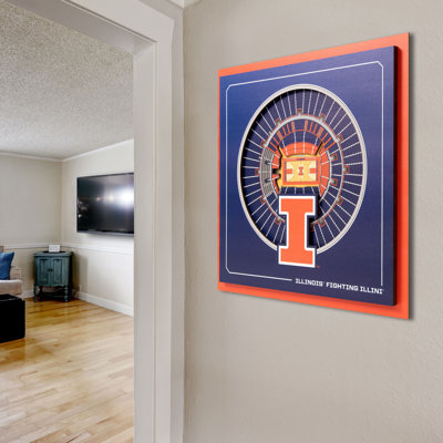 NCAA Texas Tech Red Raiders Stadium Series 3D Wall Art