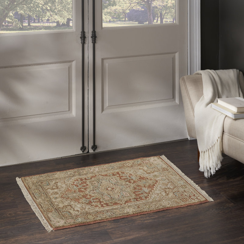 Nourison Thania 2' x 3' Rust Vintage Indoor Rug, Rectangle 2' x 3'
