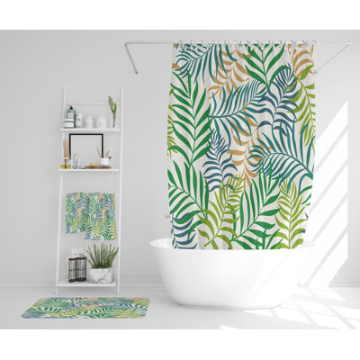 Neftaly Polyester Shower Curtain Set