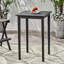 Table d'extérieur en gris foncé - bois, finition bois gris, facile à entretenir