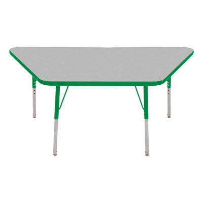 Adjustable Height Trapezoid Activity Table
