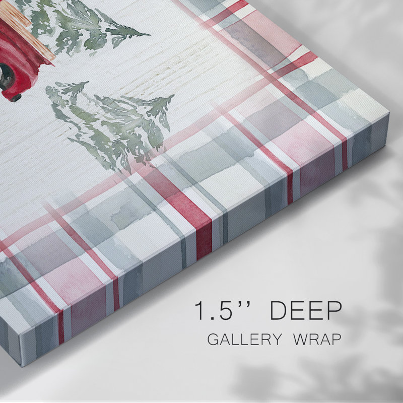 Toile tendue avec indigo varech II, H 12 po x l 18 po