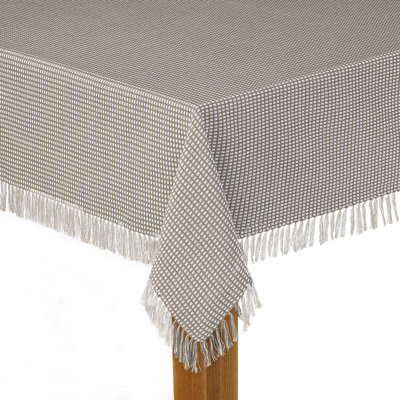 Nappe châtaigne en coton à 100 % Gingham