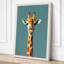 Forward Giraffe Modern - Wrapped Canvas-789191940-789191946