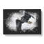 Bald Eagle High In The Sky Paint Splash - Wrapped Canvas Print-56667083