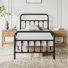 Bed & Mattress Kacie Twin Metal Bed Frame with 8 Inch Gel Memory Foam Mattress
