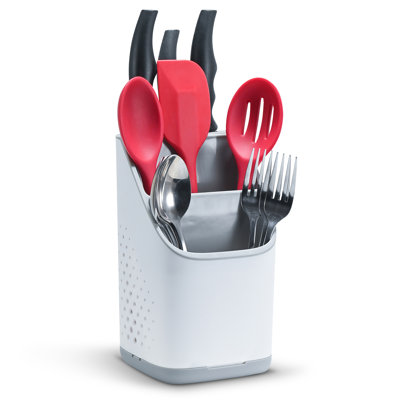 Plastic Oval Flatware Caddy