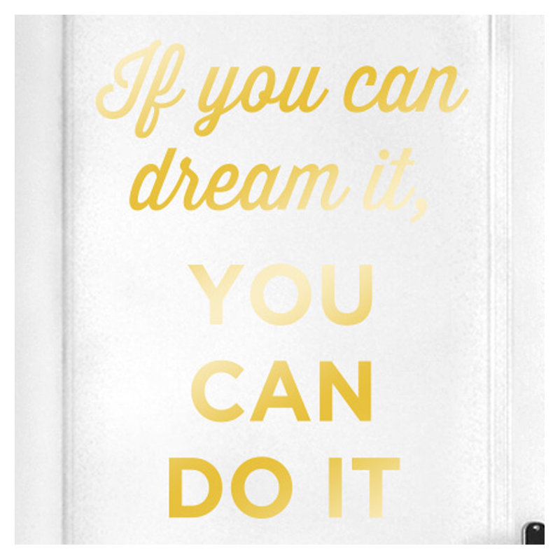 Wall Decal, Shiny Gold