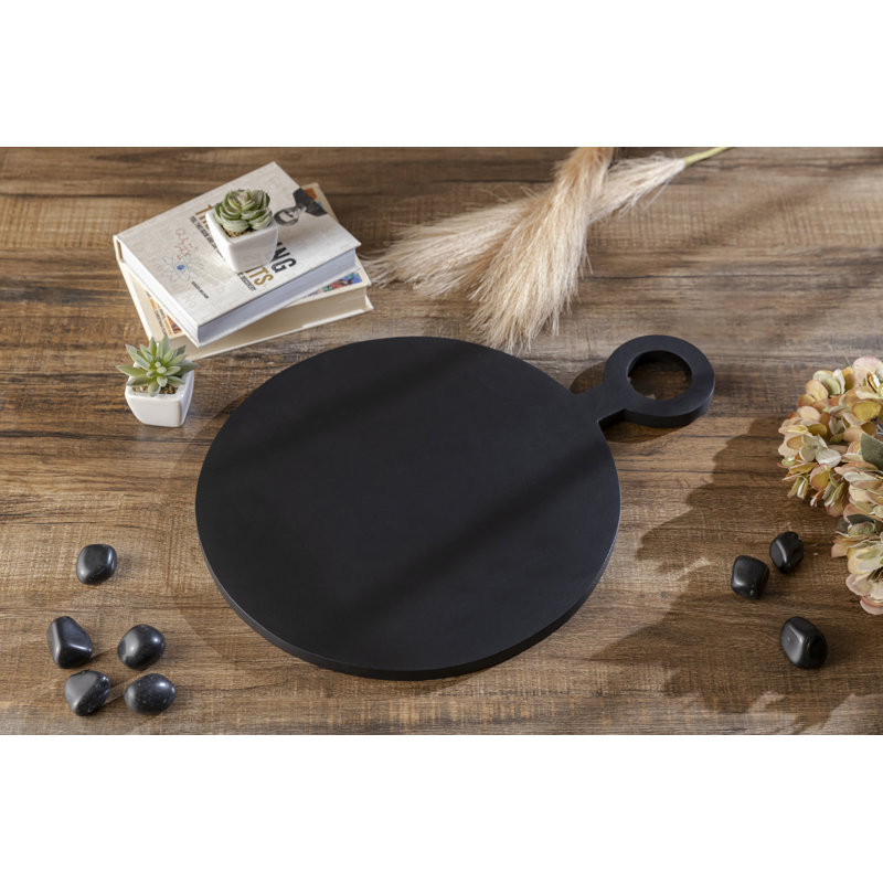 Noir Cutting board with Hoop