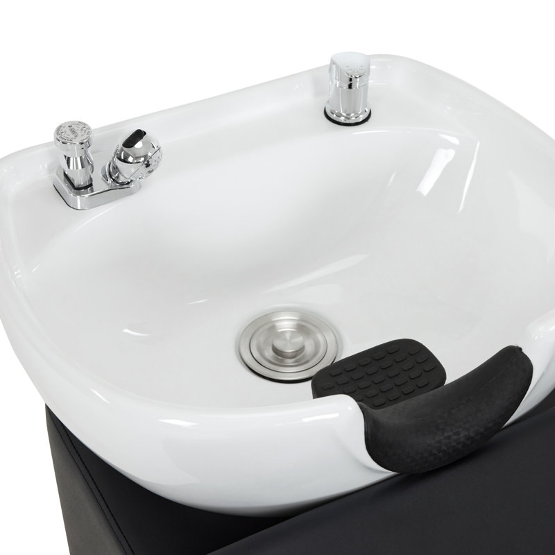 Fauteuil à shampooing avec cuve à shampooing Backwash pour la maison, le salon et le salon de coiffure