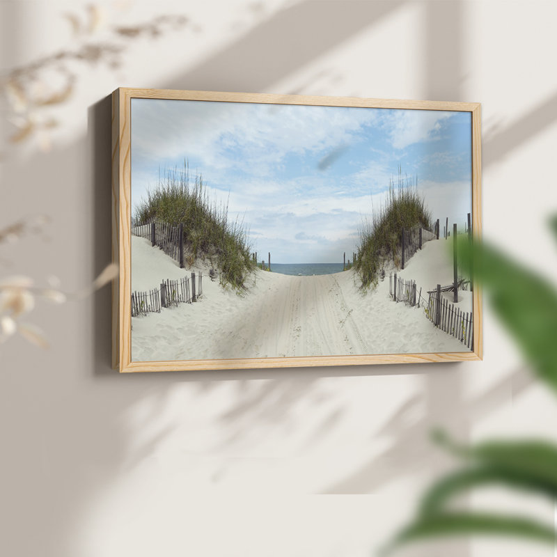 Path to Corolla -Framed Print - Restickable, H 8 po x l 10 po, Naturel
